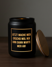 Erschdmol nix - 1 Liter Glas Pfalzleuchte - PFÄLZISCH.com
