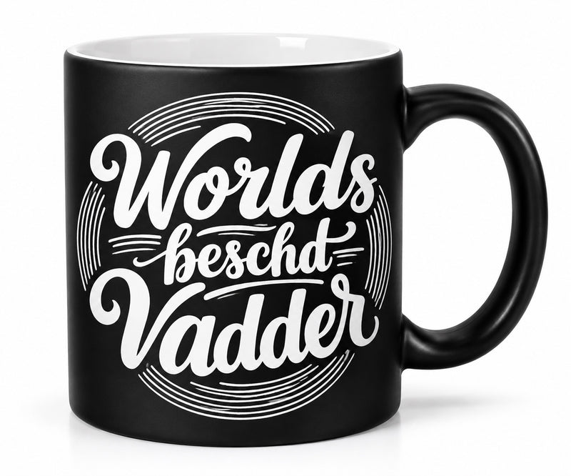 Kleine Kaffeetasse Worlds beschd Vadder