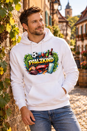 PFALZKIND Graffiti Herren Hoodie Weiß