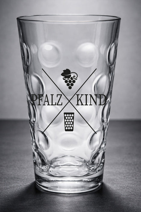 Pfalzkind Dubbeglas - schwarz & pink - PFÄLZISCH.com