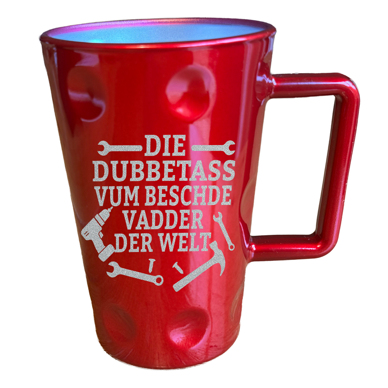 Pfälzer Tasse „Die Dubbetass vum beschde Vadder der Welt“ – Geschenk für Papa - PFÄLZISCH.com