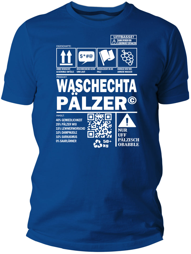 Waschechta Pälzer - Pfalz T-Shirt - PFÄLZISCH.com