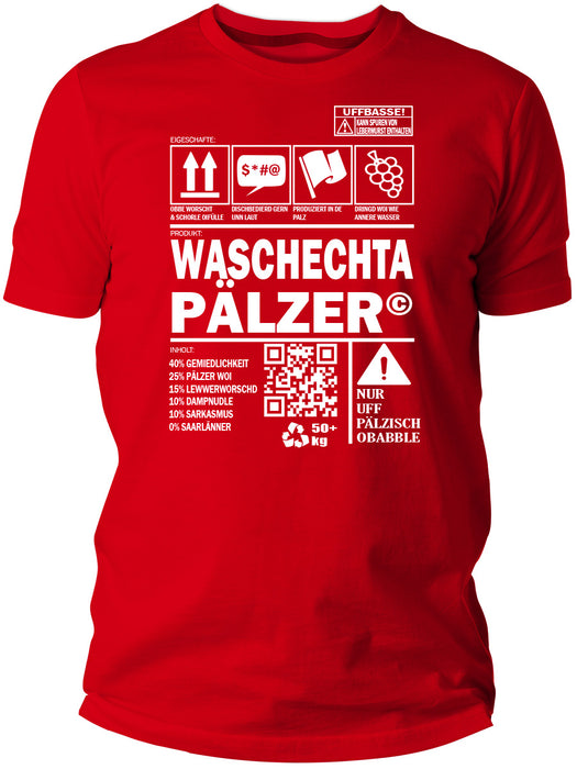 Waschechta Pälzer - Pfalz T-Shirt