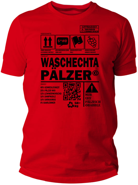 Waschechta Pälzer - Pfalz T-Shirt
