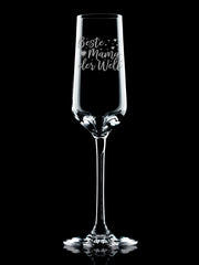 Beste Mama Sektglas graviert / 210ml - PFÄLZISCH.com