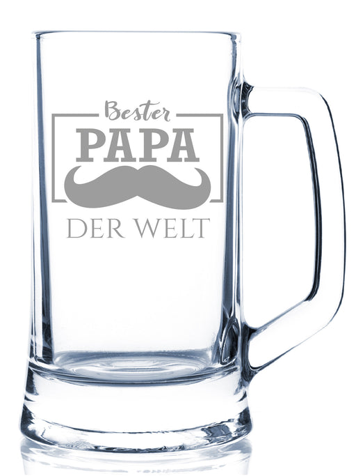 Papa Bierglas Gravur