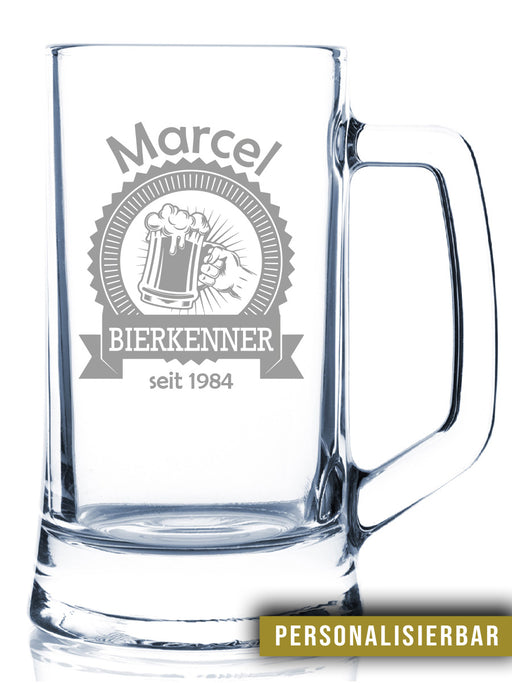 Bierkenner Bierglas Gravur