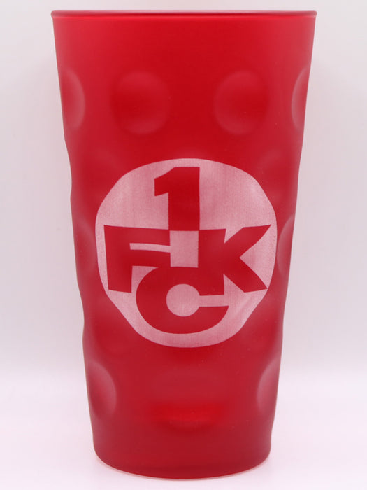 FCK rot schwarz Dubbeglas