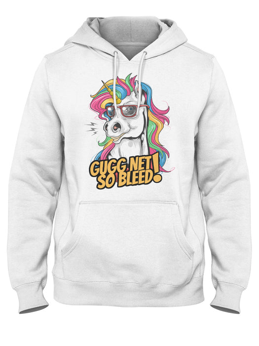 Gugg net so bleed Einhorn Hoddie - PFÄLZISCH.com