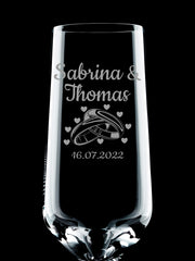 Sektgläser Hochzeit graviert mit Namen, Ringen & Datum - PFÄLZISCH.com