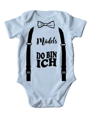 Jungen Baby Body - Mädels, do bin ich! - PFÄLZISCH.com