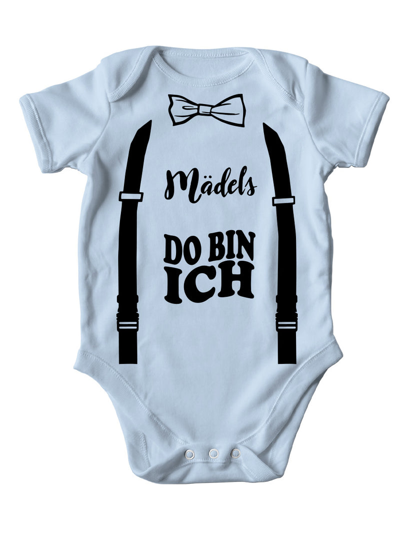 Jungen Baby Body - Mädels, do bin ich! - PFÄLZISCH.com