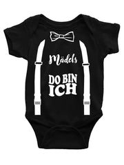 Jungen Baby Body - Mädels, do bin ich! - PFÄLZISCH.com