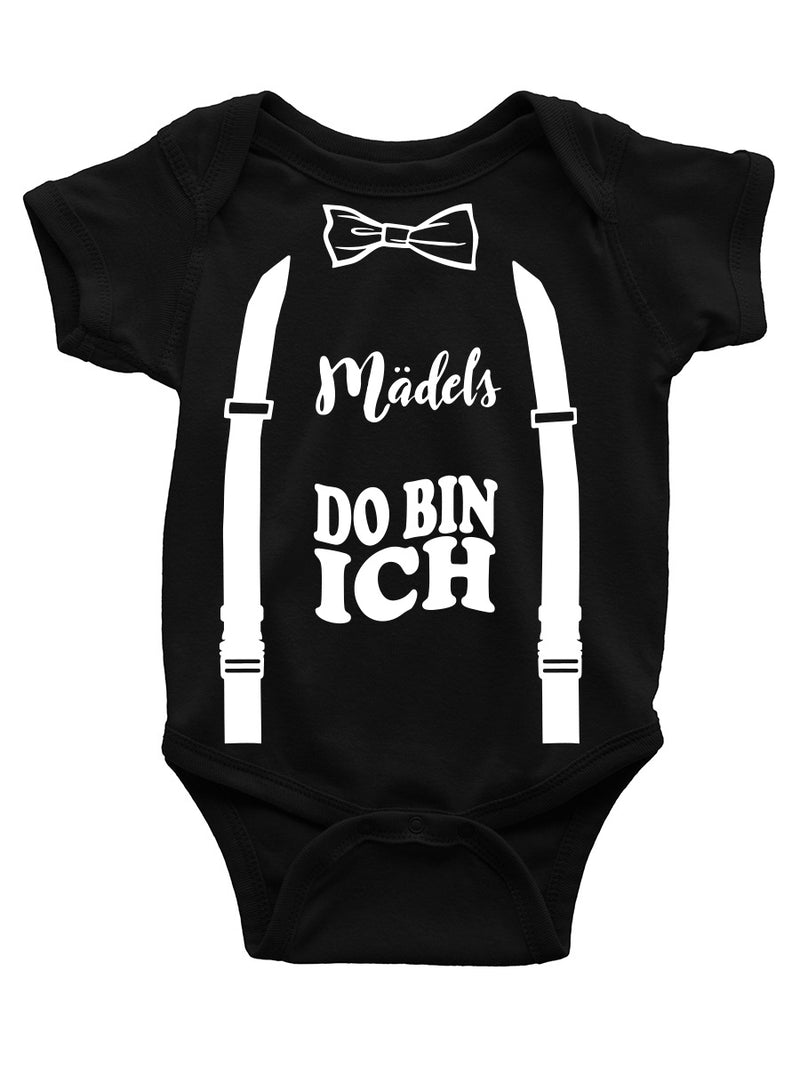 Jungen Baby Body - Mädels, do bin ich! - PFÄLZISCH.com