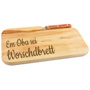 Schneidebrett selbst gestalten (inkl. Messer) - PFÄLZISCH.com