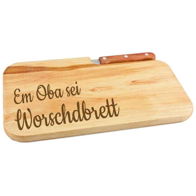 Schneidebrett selbst gestalten (inkl. Messer) - PFÄLZISCH.com