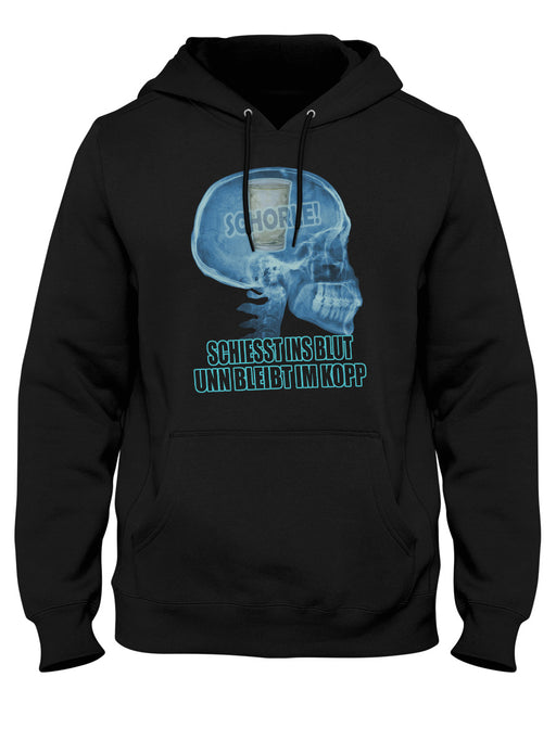 Hoodie Schorle Schwarz