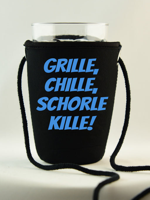 Schorlehalter - Grille, chille, Schorle kille! - PFÄLZISCH.com