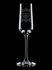 Sektglas zum Geburtstag mit Name und Alter graviert - PFÄLZISCH.com