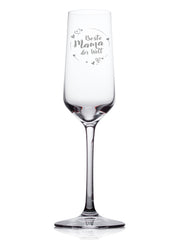 Sektglas Gravur Beste Mama