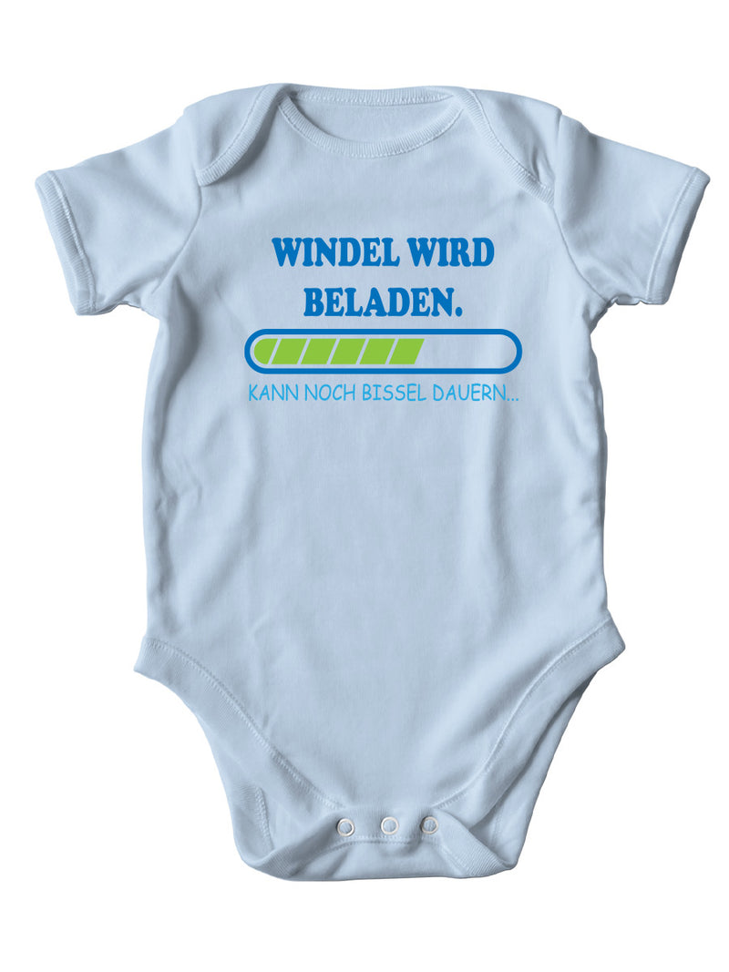 Jungen/Mädchen Baby Body - Windel wird beladen - PFÄLZISCH.com