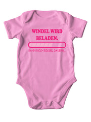 Jungen/Mädchen Baby Body - Windel wird beladen - PFÄLZISCH.com