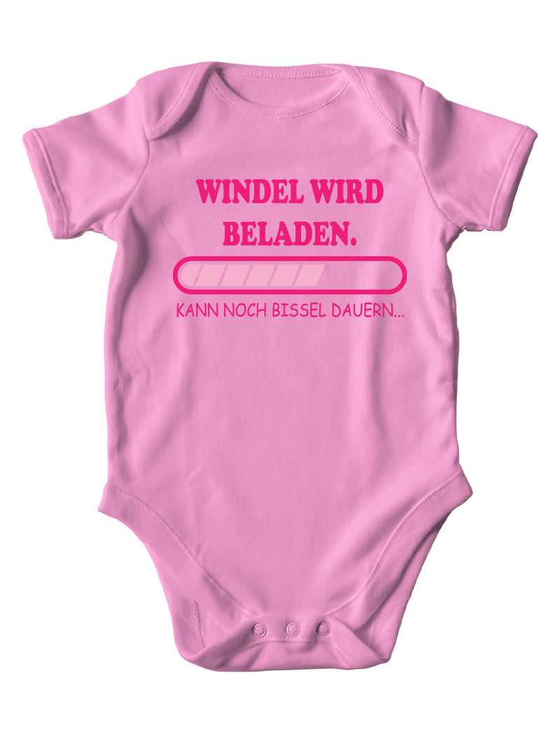 Jungen/Mädchen Baby Body - Windel wird beladen - PFÄLZISCH.com