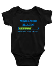 Jungen/Mädchen Baby Body - Windel wird beladen - PFÄLZISCH.com