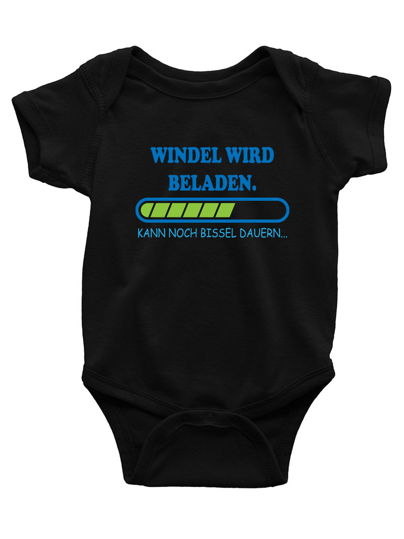 Jungen/Mädchen Baby Body - Windel wird beladen - PFÄLZISCH.com