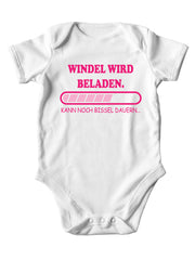 Jungen/Mädchen Baby Body - Windel wird beladen - PFÄLZISCH.com