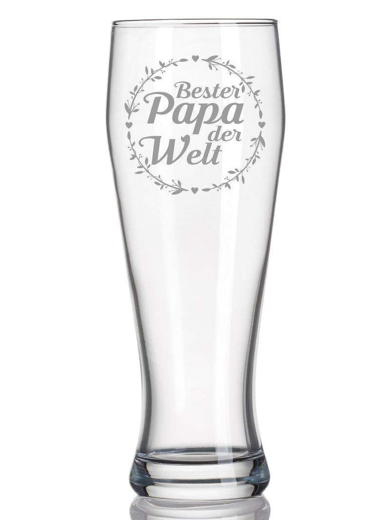 Papa Weizenbierglas Gravur
