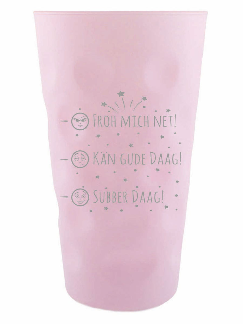 Dubbeglas mit Gravur "schlechter Daag" - PFÄLZISCH.com