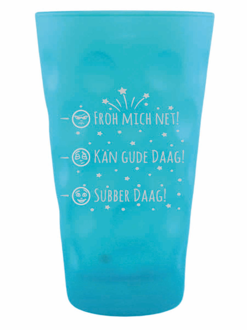 Dubbeglas mit Gravur "schlechter Daag" - PFÄLZISCH.com