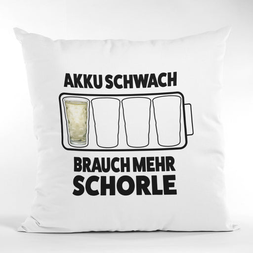 Schorle Kissen Druck