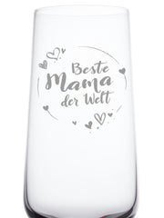 Beste Mama der Welt Sektglas graviert - PFÄLZISCH.com