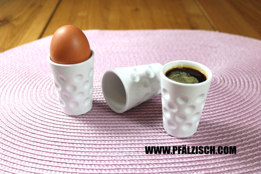 DUBBEGLAS EIERBECHER / ESPRESSO TASSE / SCHNAPSGLAS - PFÄLZISCH.com