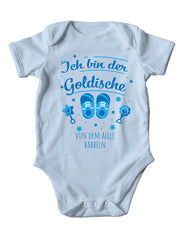 Jungen/Mädchen Baby Body - Ich bin die/der Goldisch/e - PFÄLZISCH.com