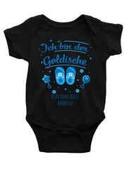 Jungen/Mädchen Baby Body - Ich bin die/der Goldisch/e - PFÄLZISCH.com