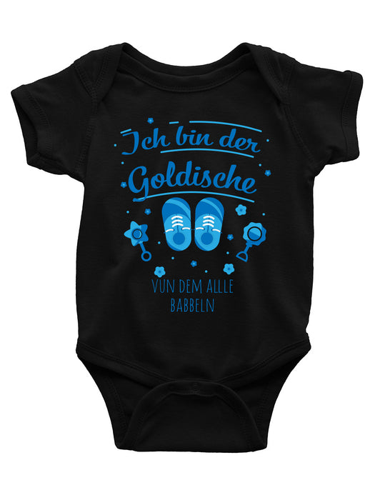 Jungen/Mädchen Baby Body - Ich bin die/der Goldisch/e