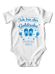 Jungen/Mädchen Baby Body - Ich bin die/der Goldisch/e - PFÄLZISCH.com