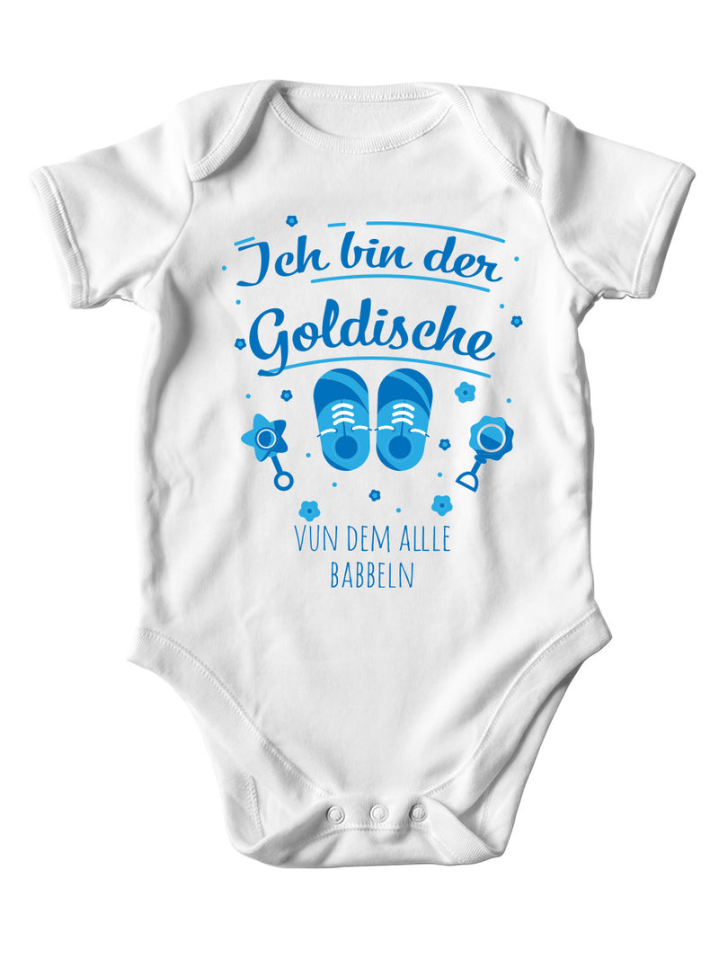 Jungen/Mädchen Baby Body - Ich bin die/der Goldisch/e - PFÄLZISCH.com