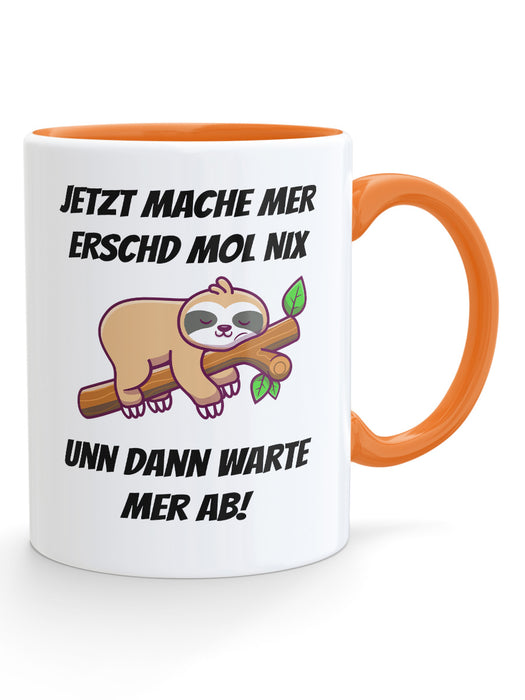 Pfälzer Faultier Tasse - PFÄLZISCH.com