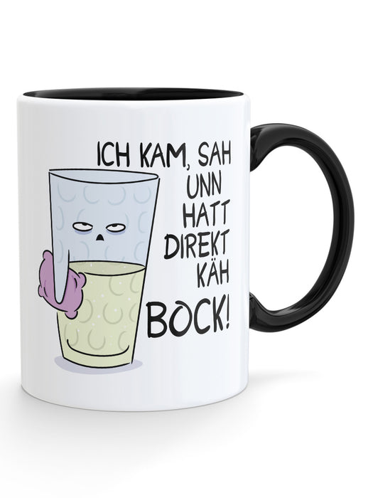 Dubbeglas Tasse - Ich kam, sah und hatte direkt keinen bock! - PFÄLZISCH.com