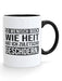 Wenig Bock Kaffeetasse Pfalztasse