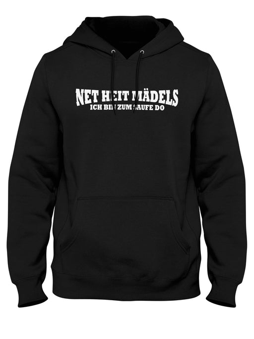 NET HEIT MÄDELS Hoodie - PFÄLZISCH.com