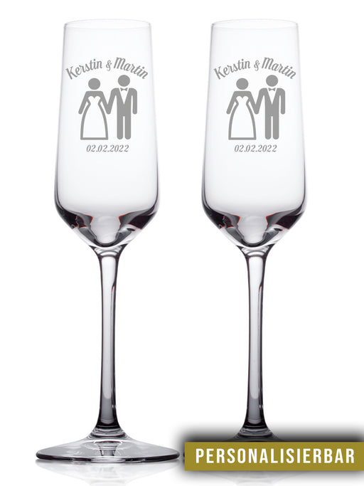 Sektglas Namen Hochzeit