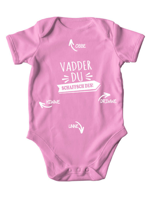 Jungen/Mädchen Baby Body - Vadder du schaffsch des!